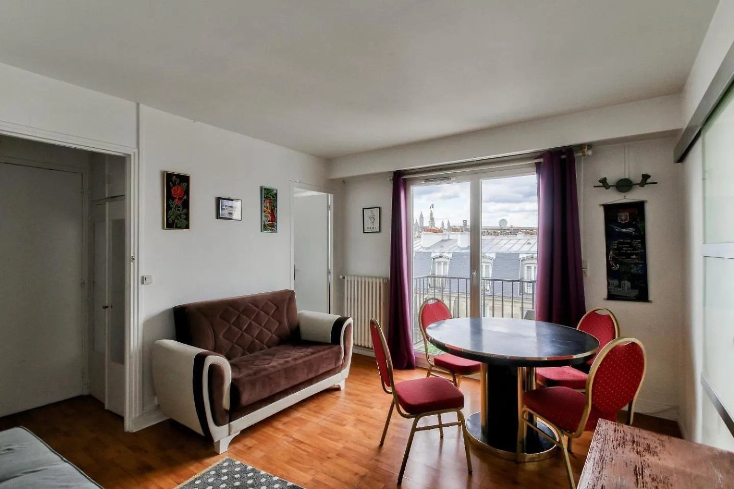 Апартаменты Superb 1Br Flat With Balcony View On Sacre-Coeur Париж Франция